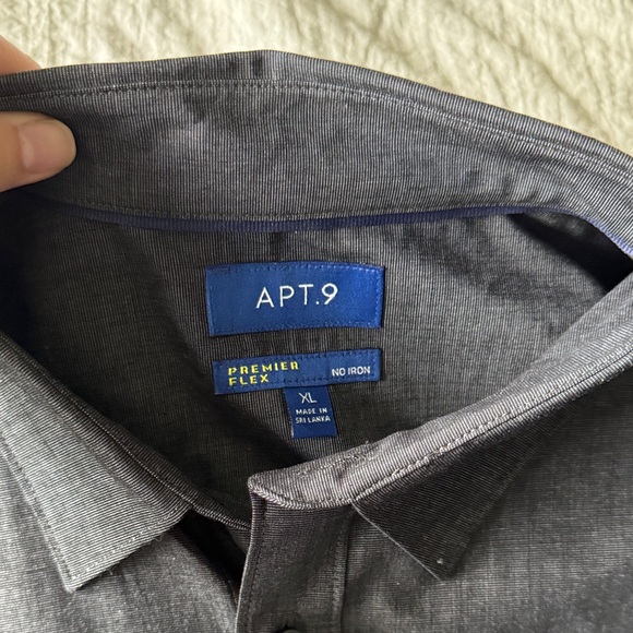Apt. 9 Charcoal Dress Shirt - Picture 3 of 4